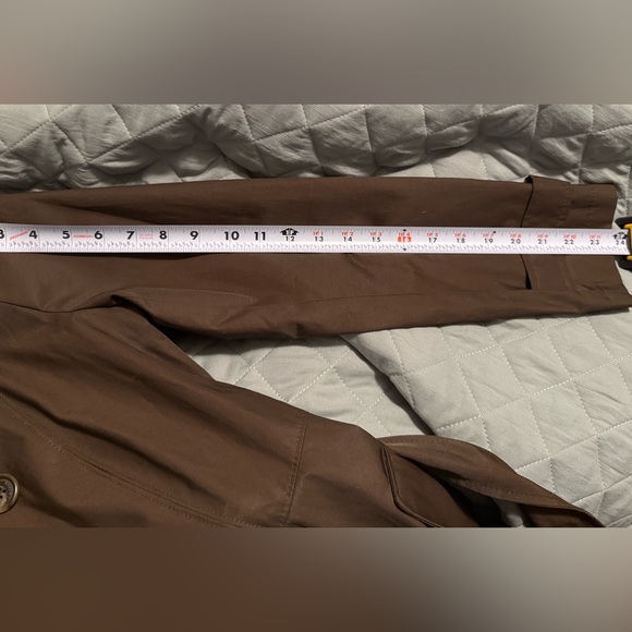 Ralph Lauren Brown trench coat size small - Picture 6 of 6